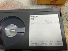 Betamax L-750 Tapes Lot 9 Recorded Sony BASF Kodak Scotch