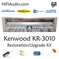 Kenwood KR-3010 rebuild restoration recap service kit repair filter capacitor