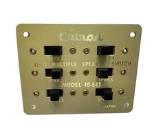 calrad hi-fi multiple speaker 6 switch panel
