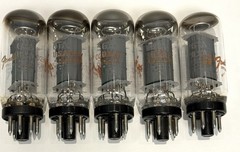 (1) FENDER 6V6GTA Tube Made In USA By RCA Coin Base B&K 700 606 & Current Tested