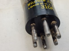 Pair of Western Electric 310A Tubes, Both Tested 1800 Micro-mhos ,6626 & 6926