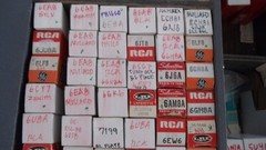 Lot of 100’s Vintage Vacuum Tubes RCA Sylvania GE Tung-Sol Western Elec Mullard