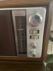 Vintage Sony ICF-9740W AM/FM Tabletop Radio Works 2 Bands