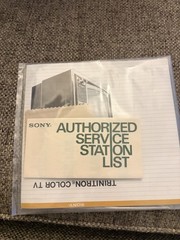 Sony Trinitron KV-1710 Operating Instructions Kit