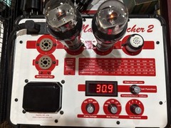 Match Pair Bell & Howell Sylvania 6L6G Dark ST Glass Tubes TV7&Maxi Test ANOS I