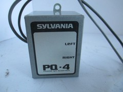 Vintage Sylvania PQ-4 Phase Q4Adapter Enhances 2 Channel Stereo RARE C74