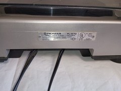 Pioneer PL-S70 Fully Automatic Quartz Direct Drive Turntable Tested Works Great