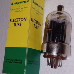 One(1) TV7D/U Tested Good 1972 AMPEREX 6146B / 8298A Guaranteed TUBE