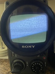 Sony B&W TV-511 Oscilloscope Black Rotating Screen 5.5″ Television Transistor