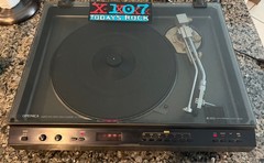 Optonica RP-7705 Rare Working Turntable With Cartridge Hinges Work Glass Top