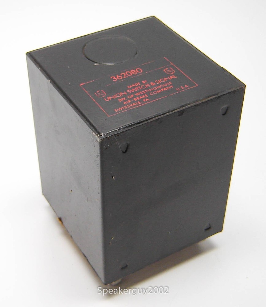 Vintage Union Switch – Westinghouse Power Supply Choke / 362080-R / 150 Ohm –KT