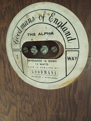 Vintage Rare Set Of Goodmans 2 Way 22″ Speakers Sound Great!