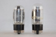 2 MATCHED Pair 1970’s Vintage GE 6L6GC Power Tubes Amplitrex TEST 97% NOS STRONG
