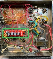 DYNACO MARK III MKIII Tube Amplifier Power Supply Capacitors Board