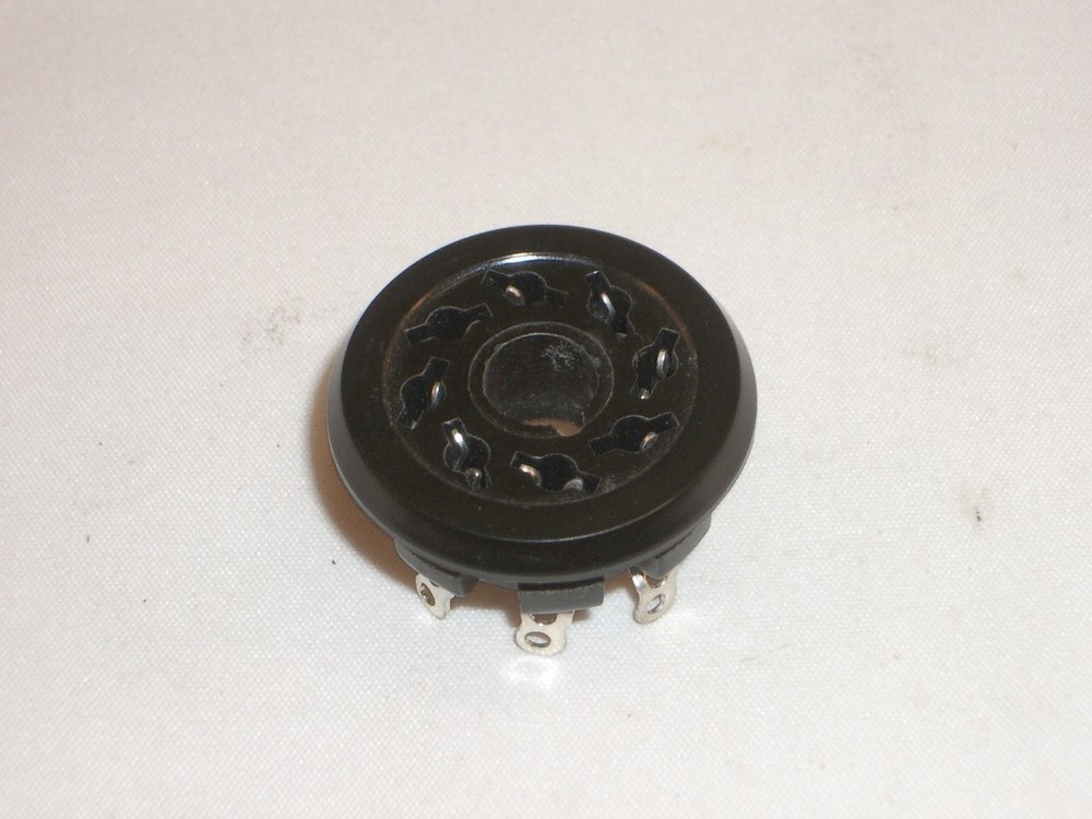 CED P-ST8-810 AMPHENOL 78-S8 COMPATIBLE 8 PIN SOCKET OCTAL FOR HEATHKIT YAESU