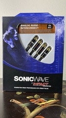 NIB SonicWave By Impact Acoustics Analog Audio Interconnect 3 foot cord new