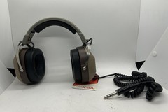 Vintage 70s 80s Koss K-6 ALC Over Ear-Cup Stereo phones Headphones Brown