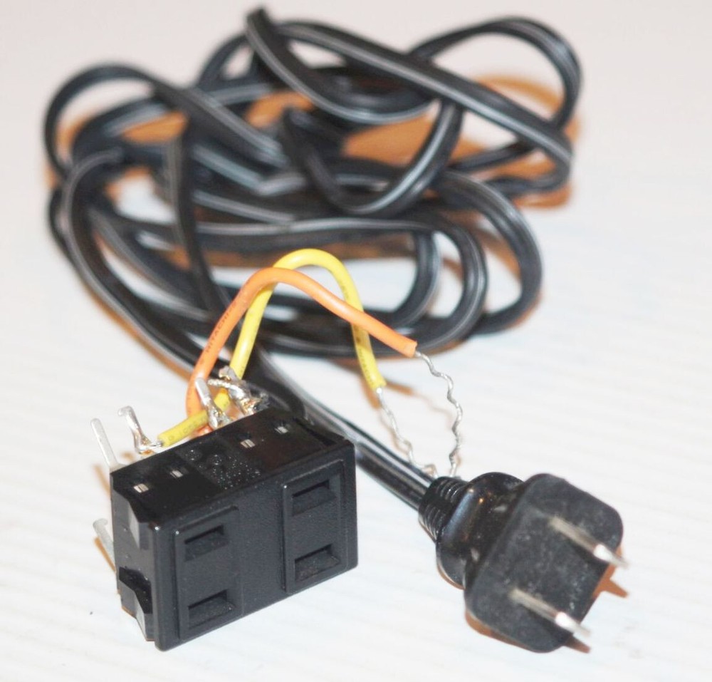 Sansui S-X1070 Receiver Amp Part – OEM Power Cord & Wall Plug Input Cable Board