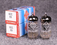 (2) Siemens (Telefunken Brand) 12AX7/ECC83 Tubes ~ MATCHED PAIR ~ Test As NOS!