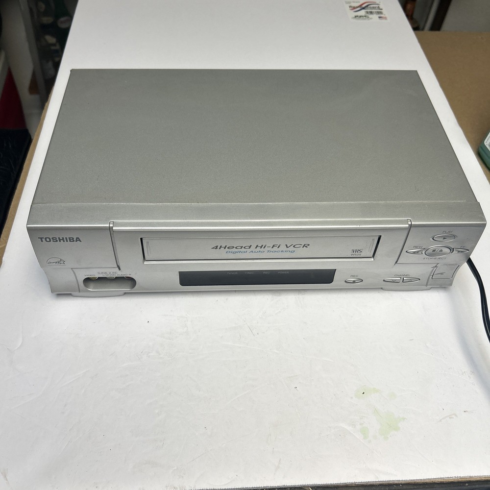 Toshiba Retro HI-FI VHS/VCR Player Model W525 Tested & Working, No Remote