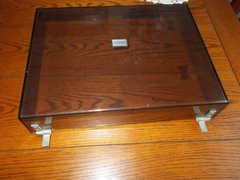 GARRARD TURNTABLE DD75 HINGED DUST COVER LID PARTING OUT EXCELLENT!