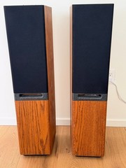 RSL Rogersound Labs CG-52 Vintage Speakers PAIR Wood Veneer Bookshelf Tested