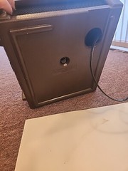 Vintage -Audiotronics 326 A- Portable Turntable Turns On!
