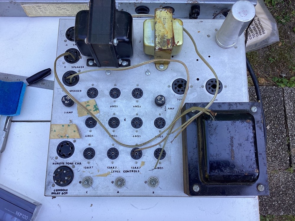 Vintage Hammond ? Organ Tube Amplifier As Is For Parts Lot 30