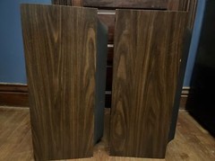 Pair Of MA Micro Acoustic Speakers Serial #10375 Microstatic Floor Wood VTG