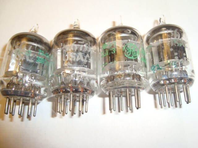 One Lot of Four JAN- 5670W Tubes, GE, High Ratings