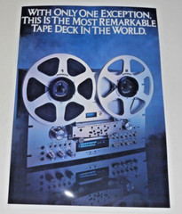 Pioneer RT-909 Open-Reel Poster 19″ x 13″ Silver Legend! Audiophile Deck