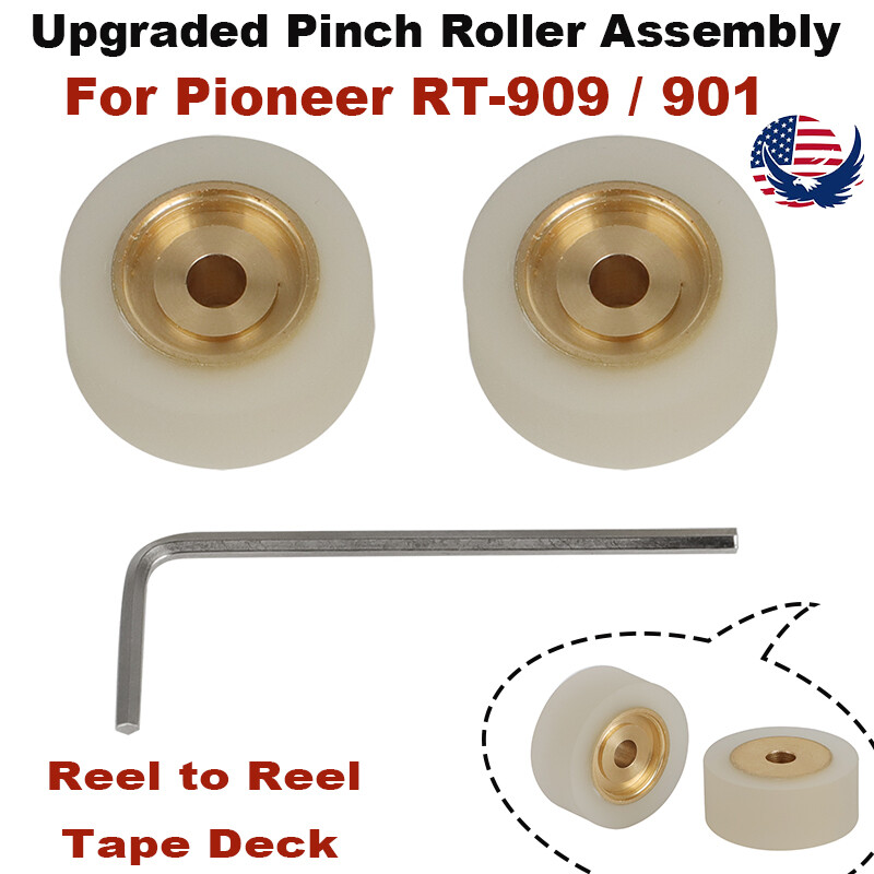 Upgraded Pinch Roller Assembly For Pioneer RT-909/901 Reel to Reel Tape Deck US