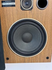 Vintage Pioneer 3 Way Speaker System CS-G203 Made In USA Single Speaker