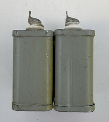 Pair Western Electric GA-52886 Sprague Vitamin Q Capacitors .5uF 750VDC Tested