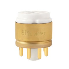 8Pin Octal Socket Saver EL34 KT88 6550 6SN7 6L6 6CA7 5U4G 5Z3 274B 6F8G Golden
