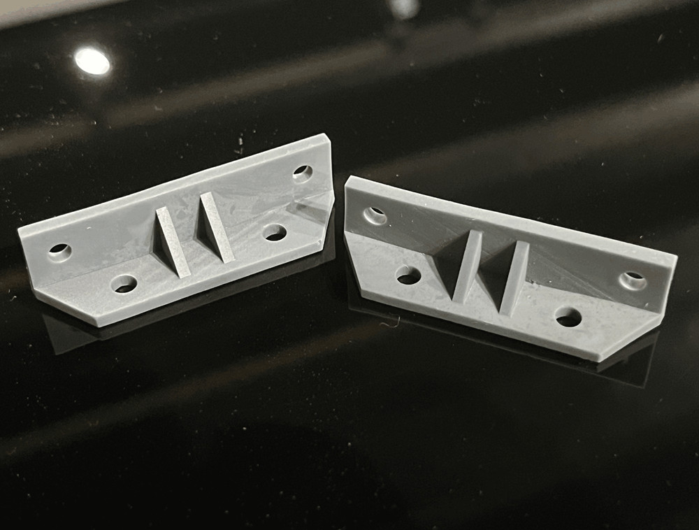 McIntosh MC2100, 2105, 2300 Amplifier Heatsink Bracket – Replacement Part / Pair