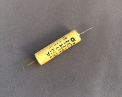 .047 uF 600v Sprague Vitamin Q Capacitor Yellow tone Cap oil PIO used 191P
