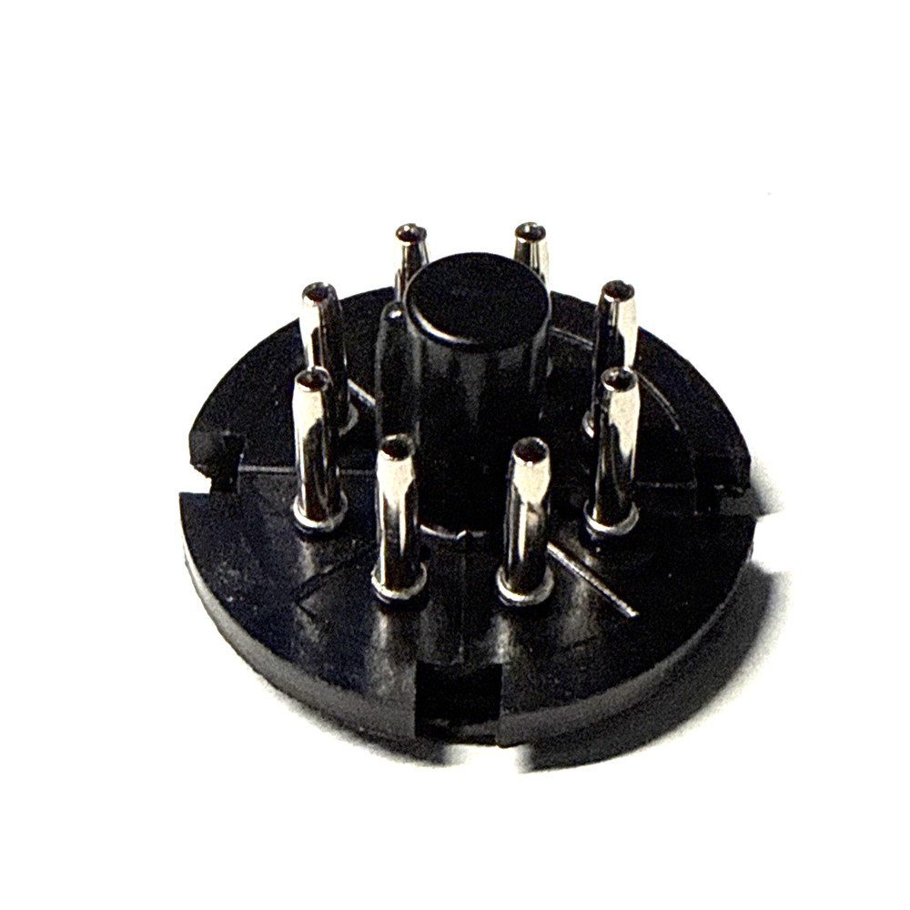 1 pcs bakelite 8 pin – octal tube base power plug