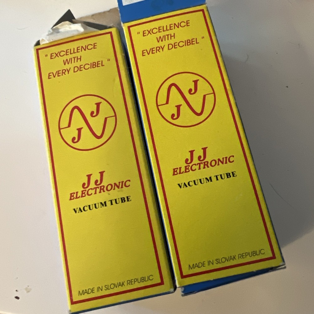 NEW 6L6GC JJ Electronic Vacuum Tube Matched Pair Tube Store Perfect Pair in Box