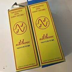 NEW 6L6GC JJ Electronic Vacuum Tube Matched Pair Tube Store Perfect Pair in Box