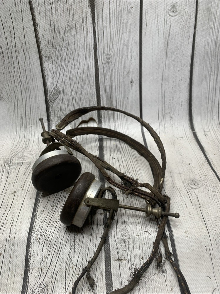 Vintage Brandes Inc Superior Headphones New York USA Untested Early Radio Era