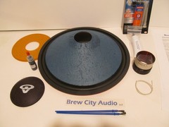 12″ 4 Ohm BLUE CONE Recone Kit for Cerwin Vega 122T2 UT12R CH124