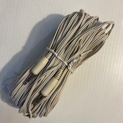 Vintage 3.5mm Mono Aux Audio Cable Headphone Jack 100 ft Long Gray. New!!!