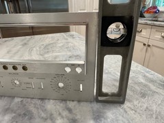 PIONEER SX-1250 PARTS OR REPAIR Faceplate No Glass Bent See Imagines Description