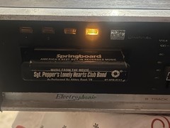 Morse Electrophonic 8-Track Radio Stereo Receiver Vintage 70s Wood Grain VIDEO