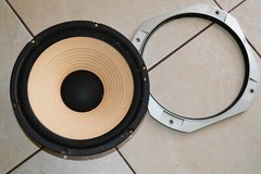 Sansui S-520U Speaker Woofer with frame Tested Rare 517c32