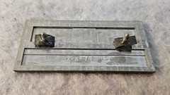 1962 ZENITH MHT-15 Floor Console Stereo Metal BADGE