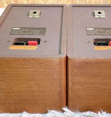 Sansui SP-M1 Vintage Bookshelf Speakers Pair As-Is Junk
