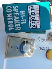 Vintage new old stock AudioTex Hi Fi Speaker Control Cat # 30-368 8 ohm , L Pad