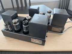 Quad II Monoblock Tube Amplifier Pair Vintage Valve Amps Untested As-Is